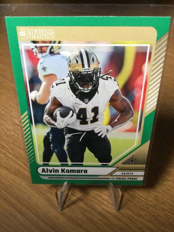 ALVIN KAMARA - 2024 PANINI DONRUSS - PRESS PROOF GREEN PARALLEL #269