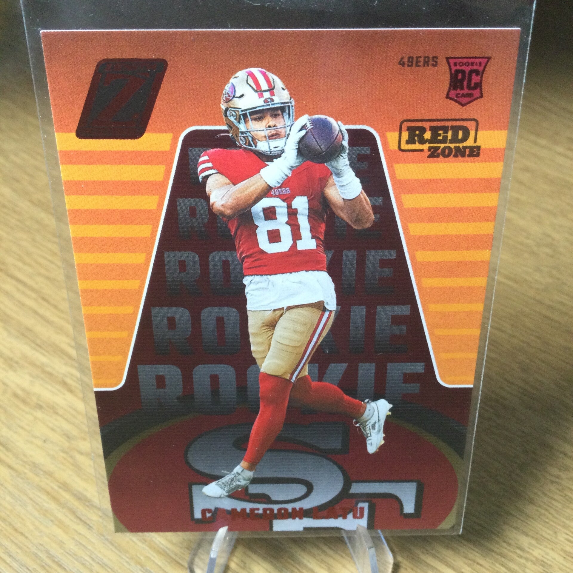 CAMERON LATU RC - 2023 Panini Zenith - RED ZONE ROOKIE RED PARALLEL #115