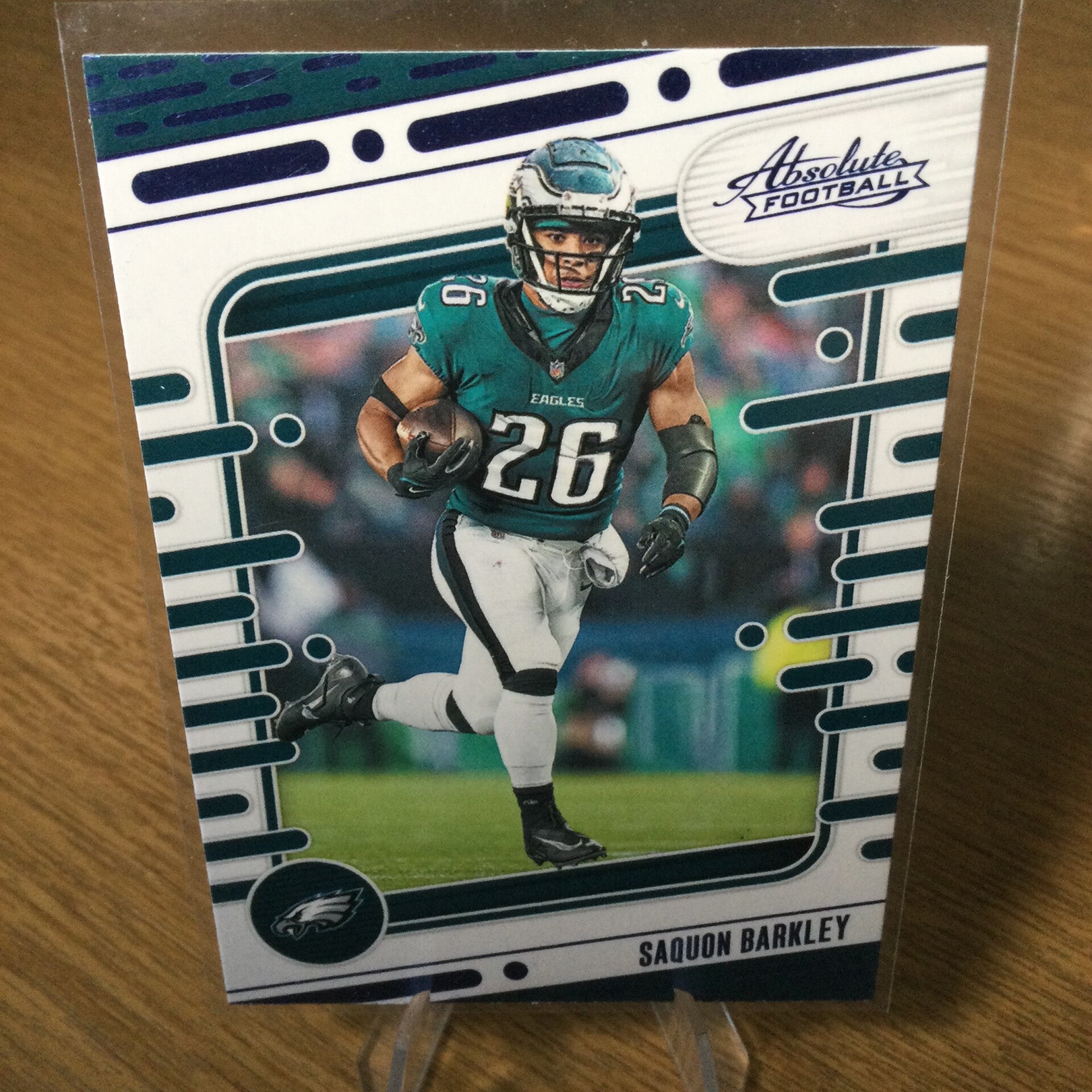 SAQUON BARKLEY - 2024 PANINI ABSOLUTE - BLUE PARALLEL #85
