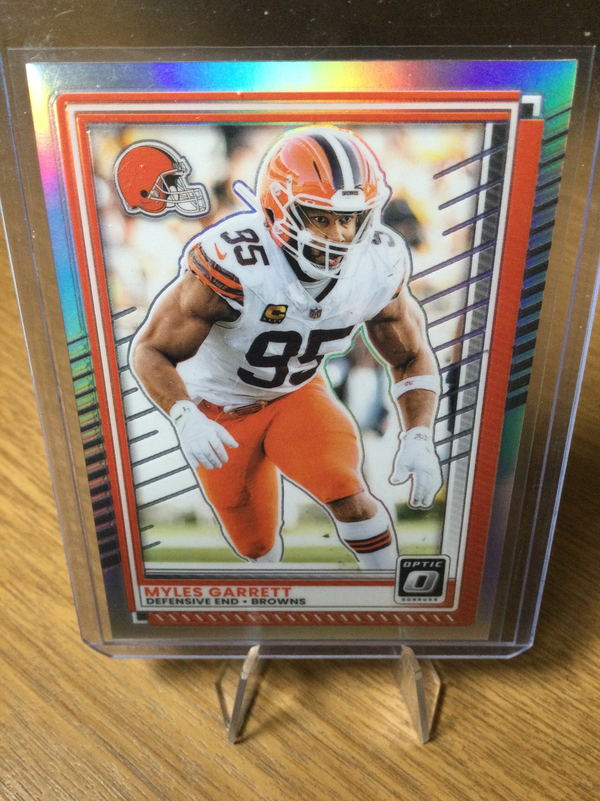 MYLES GARRETT - 2025 PANINI DONRUSS OPTIC - SILVER PRIZM #158