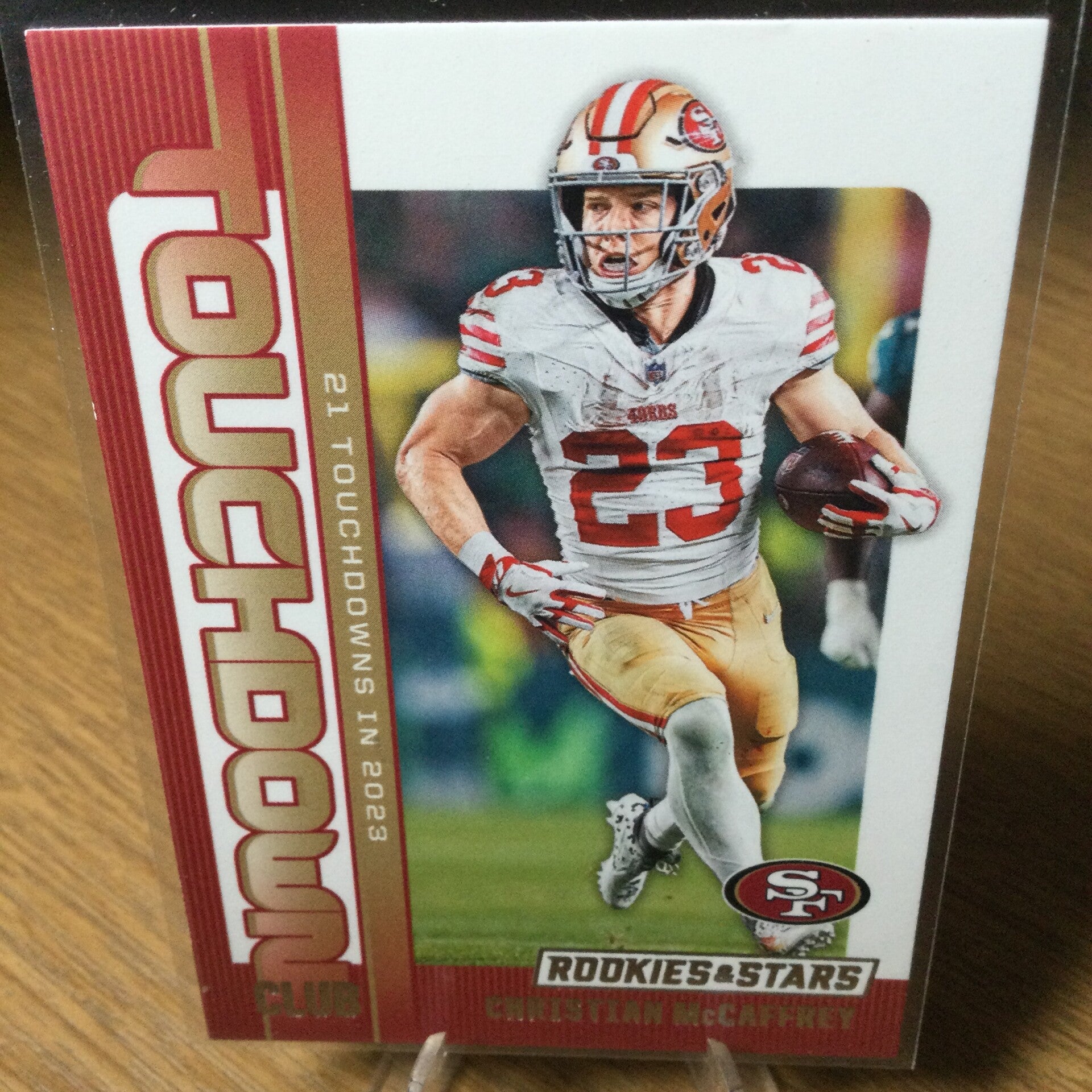 CHRISTIAN McCAFFREY - 2024 ROOKIES & STARS - TOUCHDOWN CLUB #TC-CMY