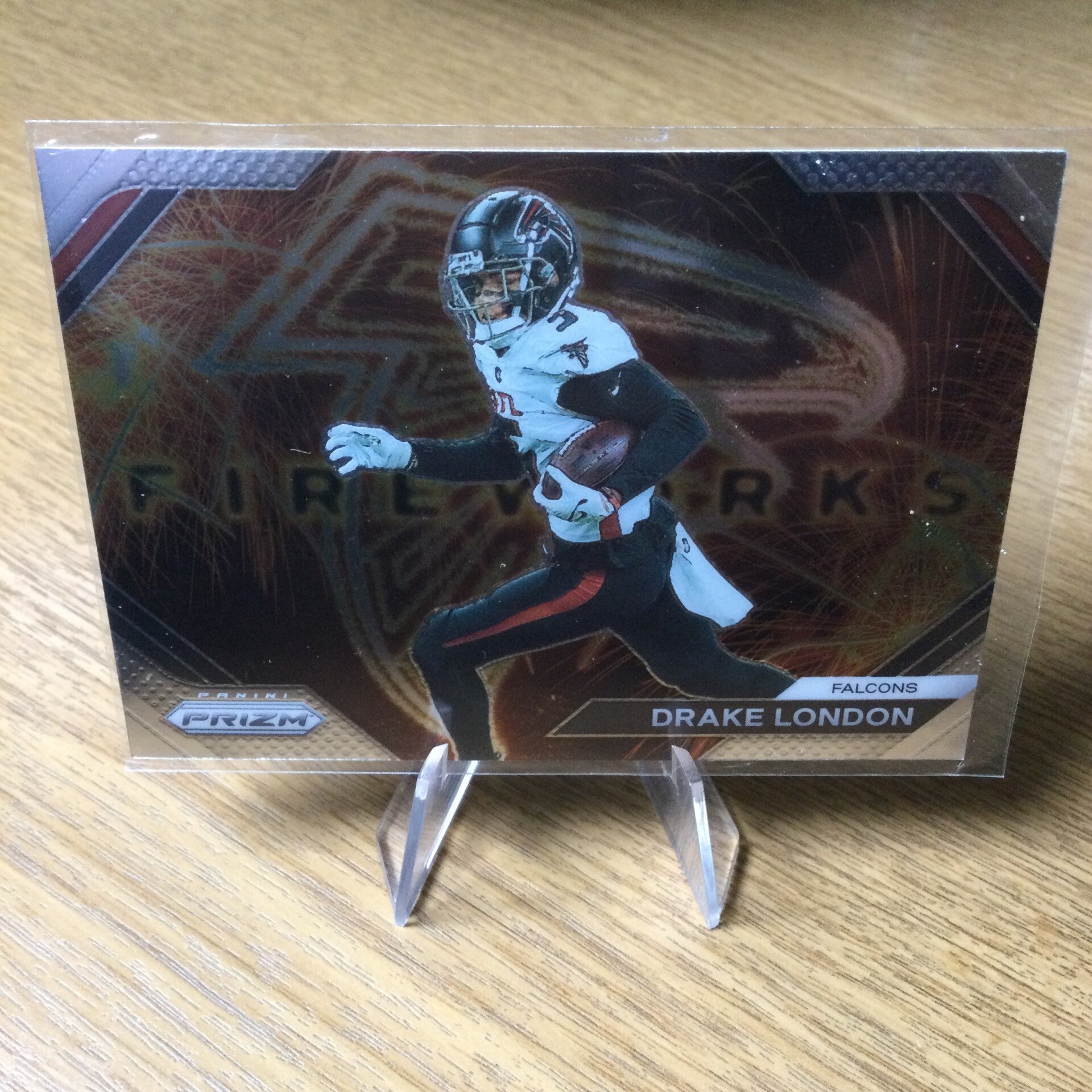 DRAKE LONDON - 2023 PANINI PRIZM - FIREWORKS #F-25