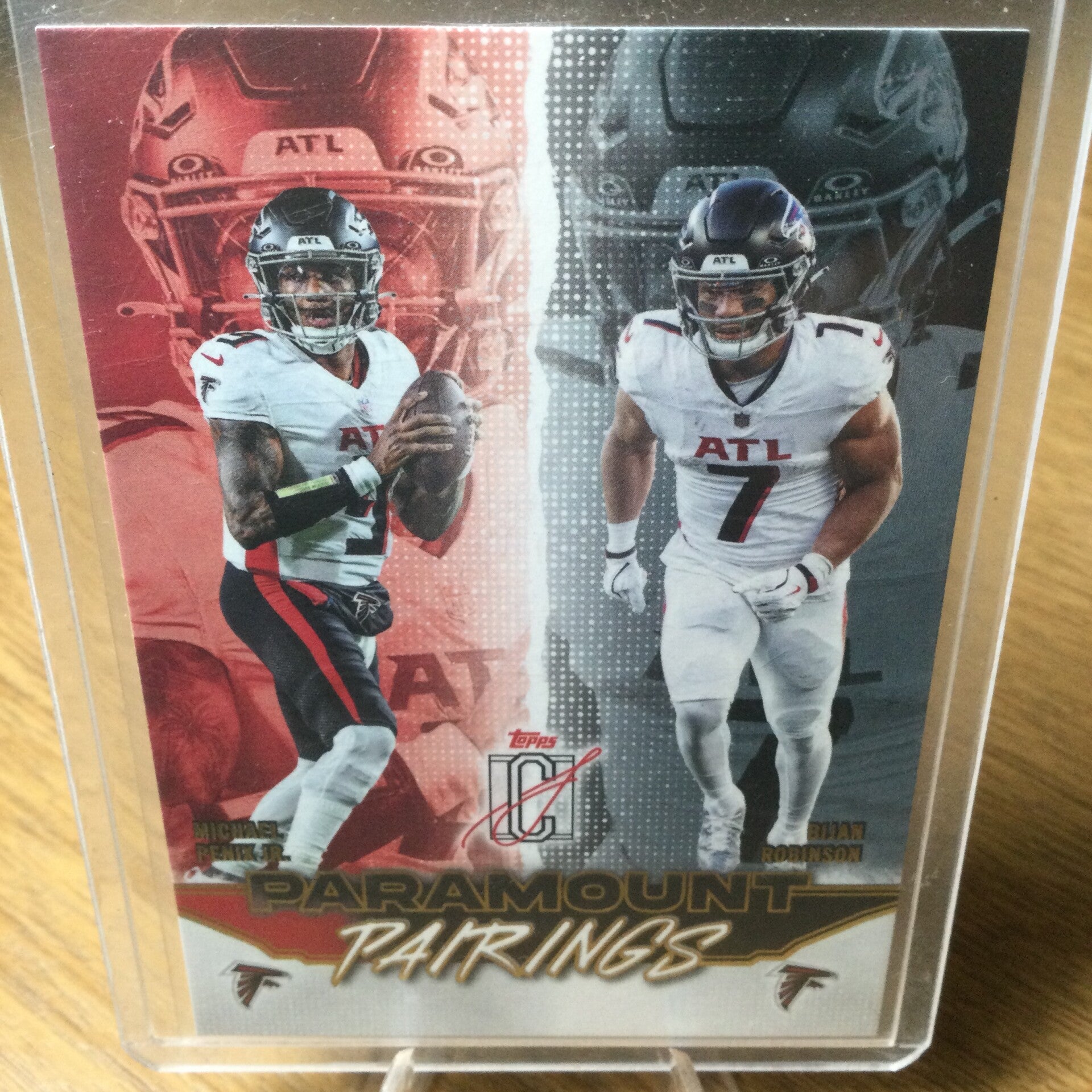 MICHAEL PENIX JR. / BIJAN ROBINSON - 2025 TOPPS SIGNATURE CLASS - PARAMOUNT PAIRINGS #PP-17