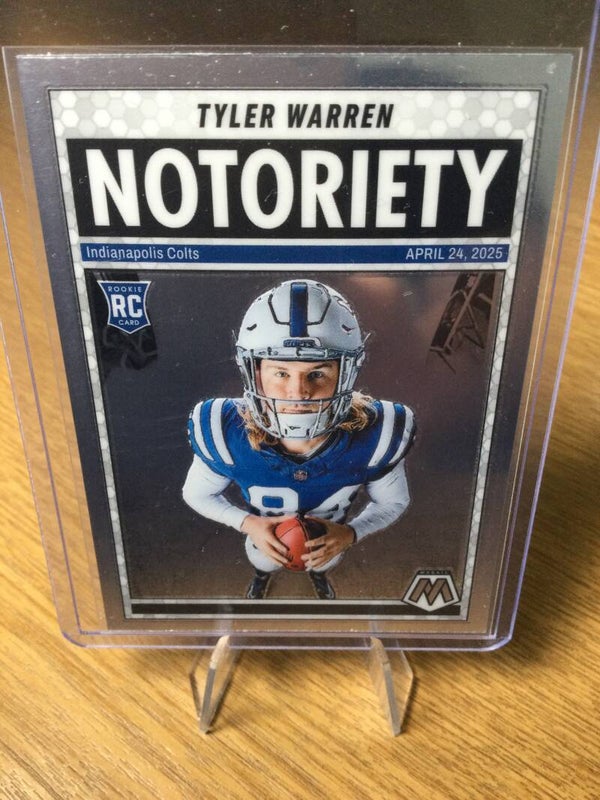 TYLER WARREN RC - 2025 PANINI MOSAIC - NOTORIETY #25