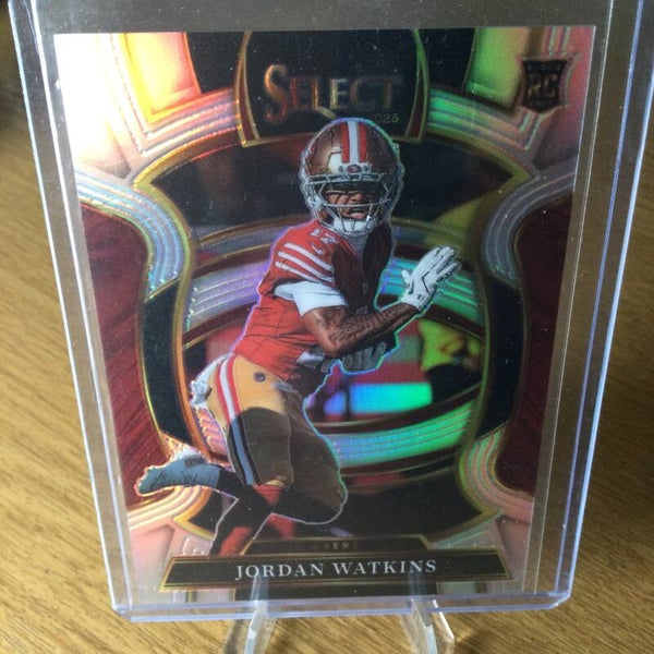 JORDAN WATKINS RC - 2025 Panini Select - CONCOURSE LEVEL SILVER PRIZM #18