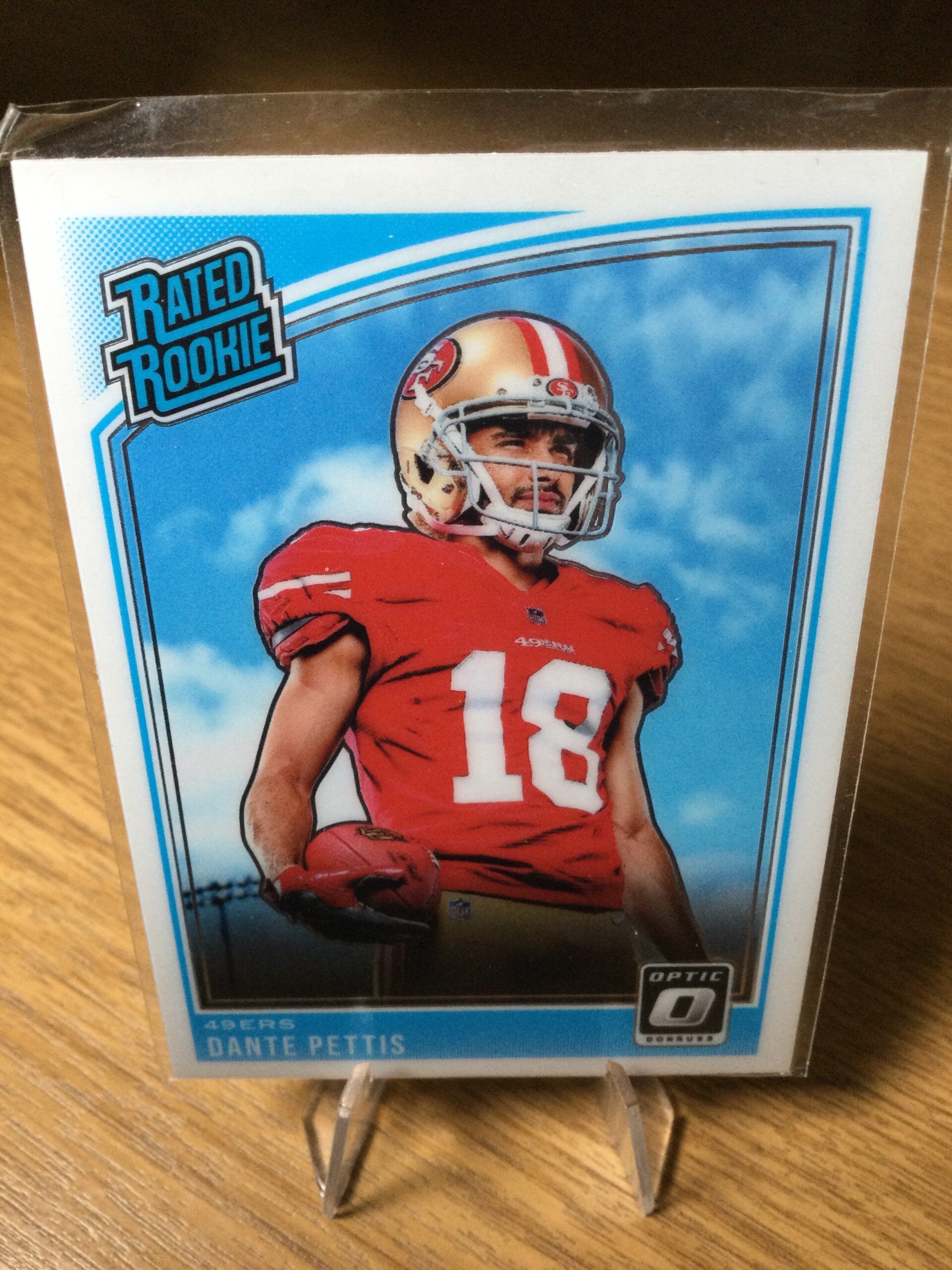 DANTE PETTIS RC - 2018 PANINI DONRUSS OPTIC - RATED ROOKIE BASE #171