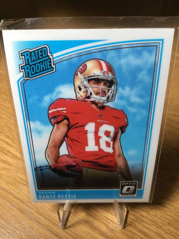 DANTE PETTIS RC - 2018 PANINI DONRUSS OPTIC - RATED ROOKIE BASE #171