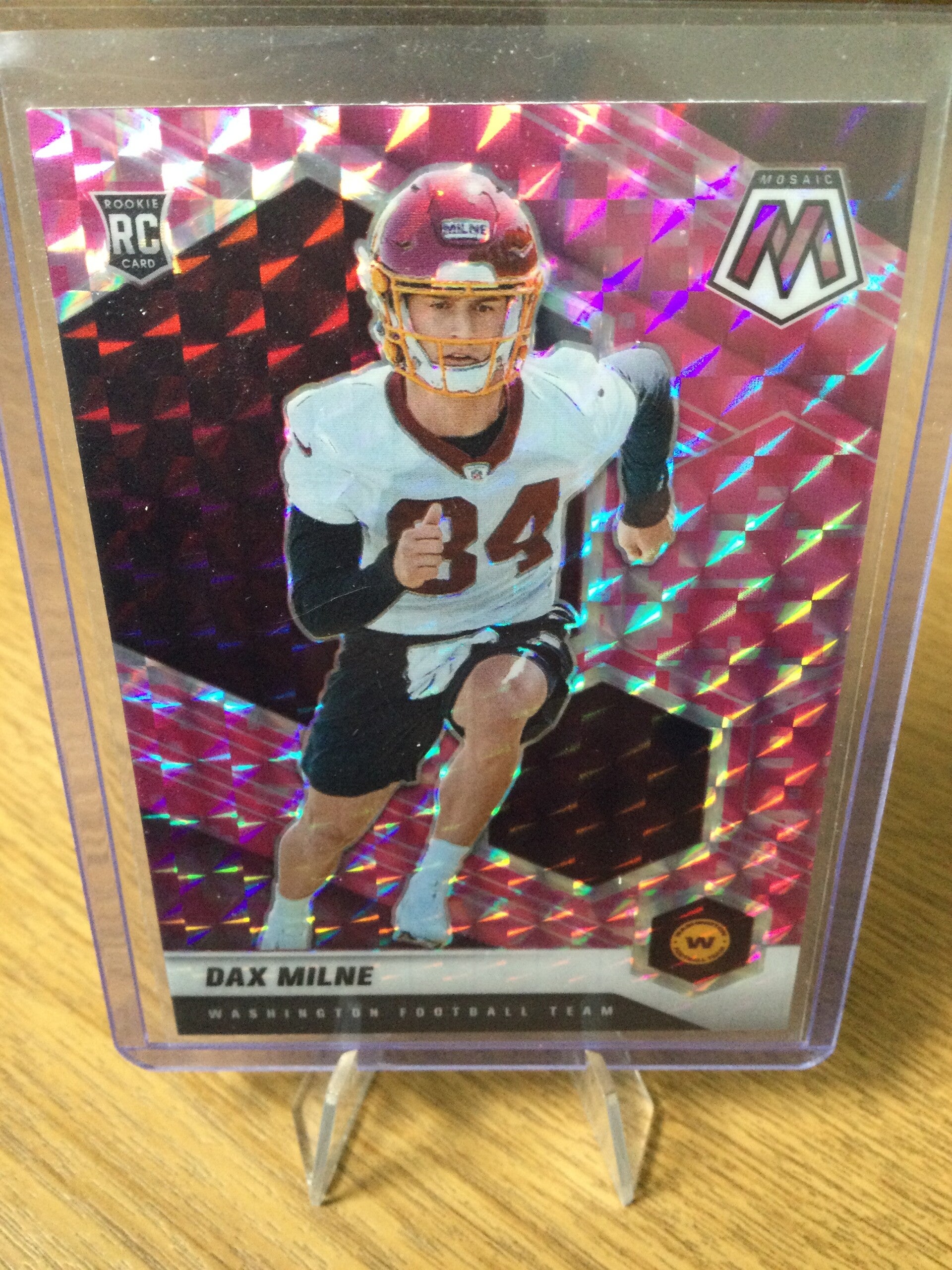 DAX MILNE RC - 2021 PANINI MOSAIC - PINK CAMO MOSAIC PRIZM #400
