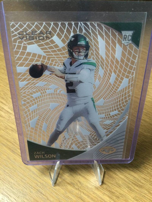 ZACH WILSON RC - 2021 PANINI CHRONICLES CLEAR VISION - CLEAR VISION #CVR-2
