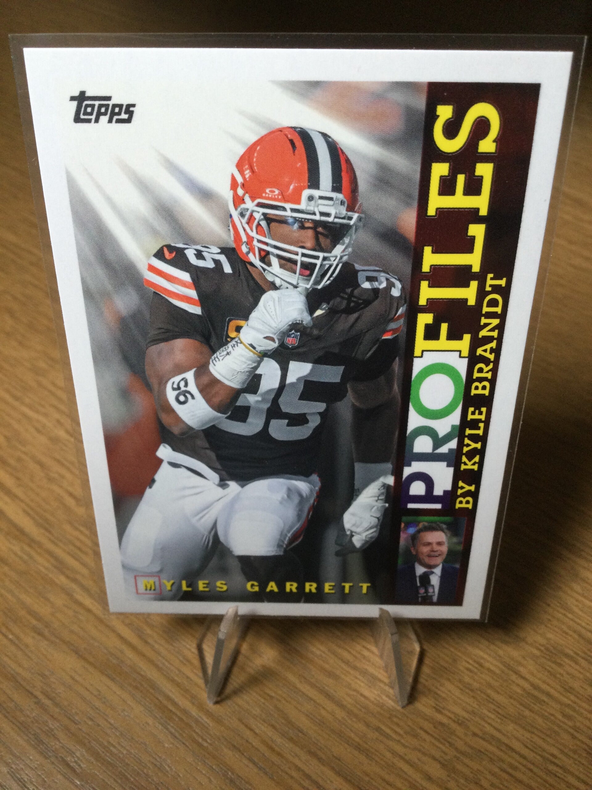 MYLES GARRETT - 2026 TOPPS FLAGSHIP - PROFILES BY KYLE BRANDT #TP-9-26