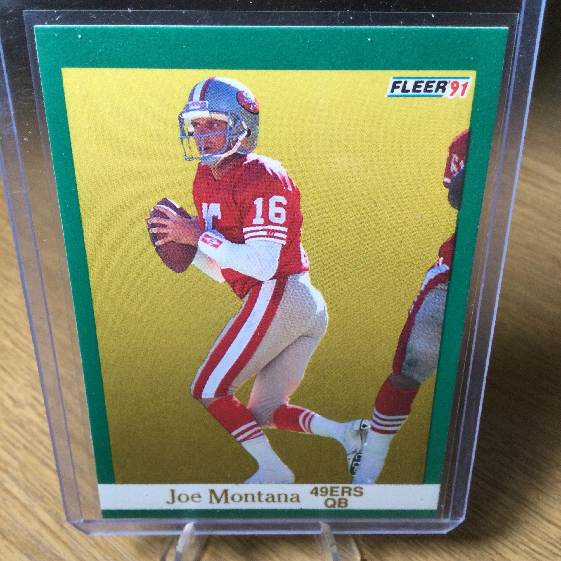 JOE MONTANA - 1991 FLEER - BASE #360