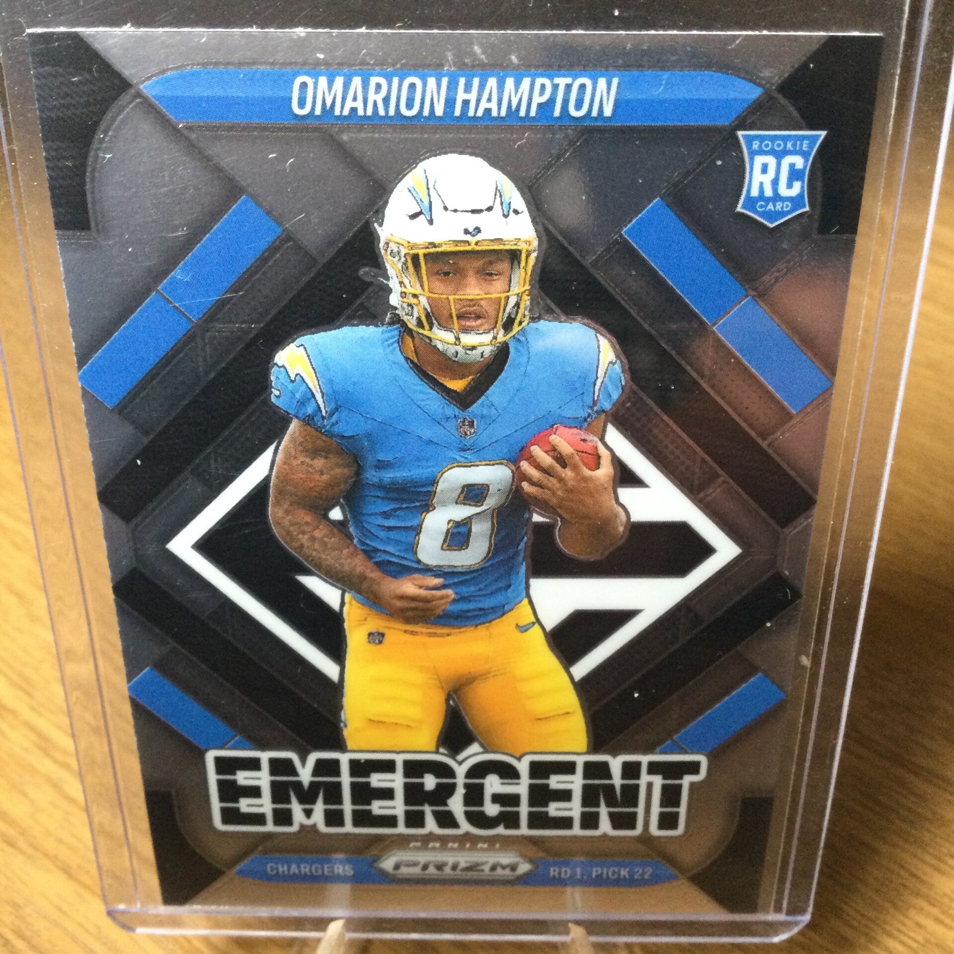 OMARION HAMPTON RC - 2025 PANINI PRIZM - EMERGENT #9