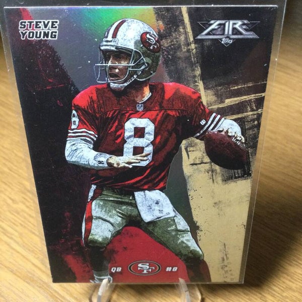 STEVE YOUNG - 2015 TOPPS FIRE - REFRACTOR #32