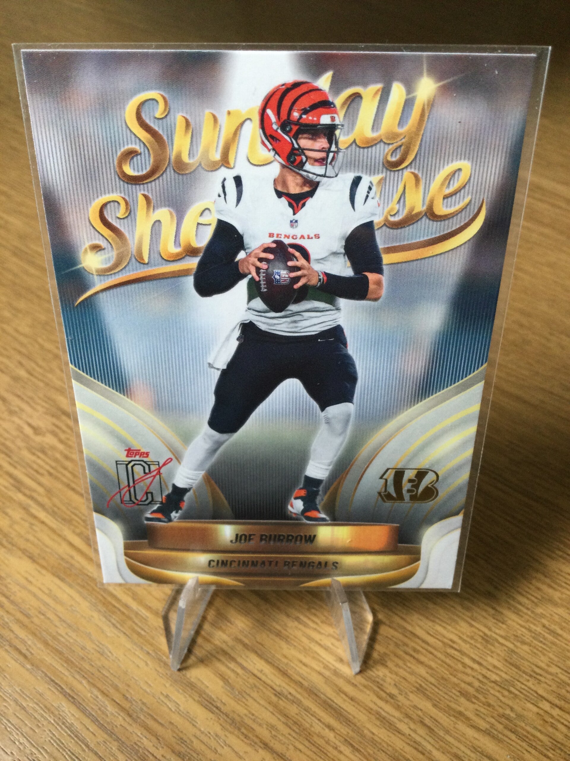JOE BURROW - 2025 TOPPS SIGNATURE CLASS - SUNDAY SHOWCASE #SS-10