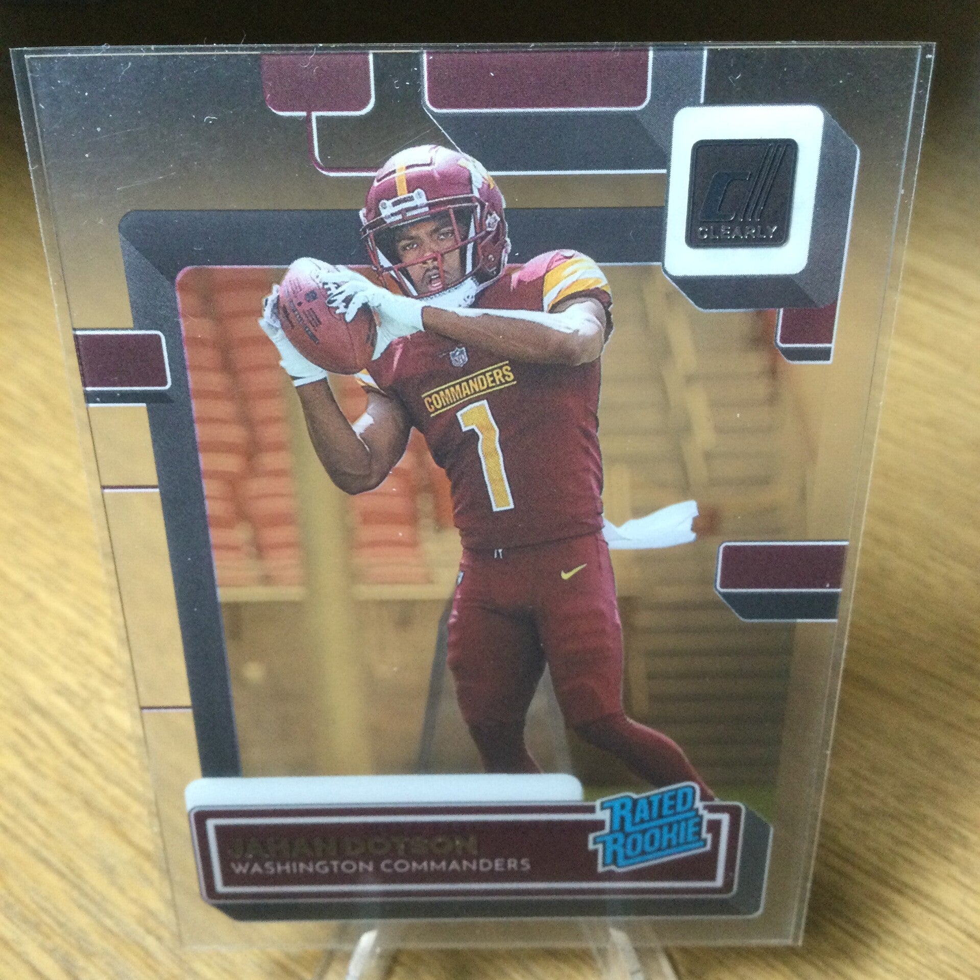 JAHAN DOTSON RC - 2022 PANINI CLEARLY DONRUSS - RATED ROOKIE CLEARLY #60