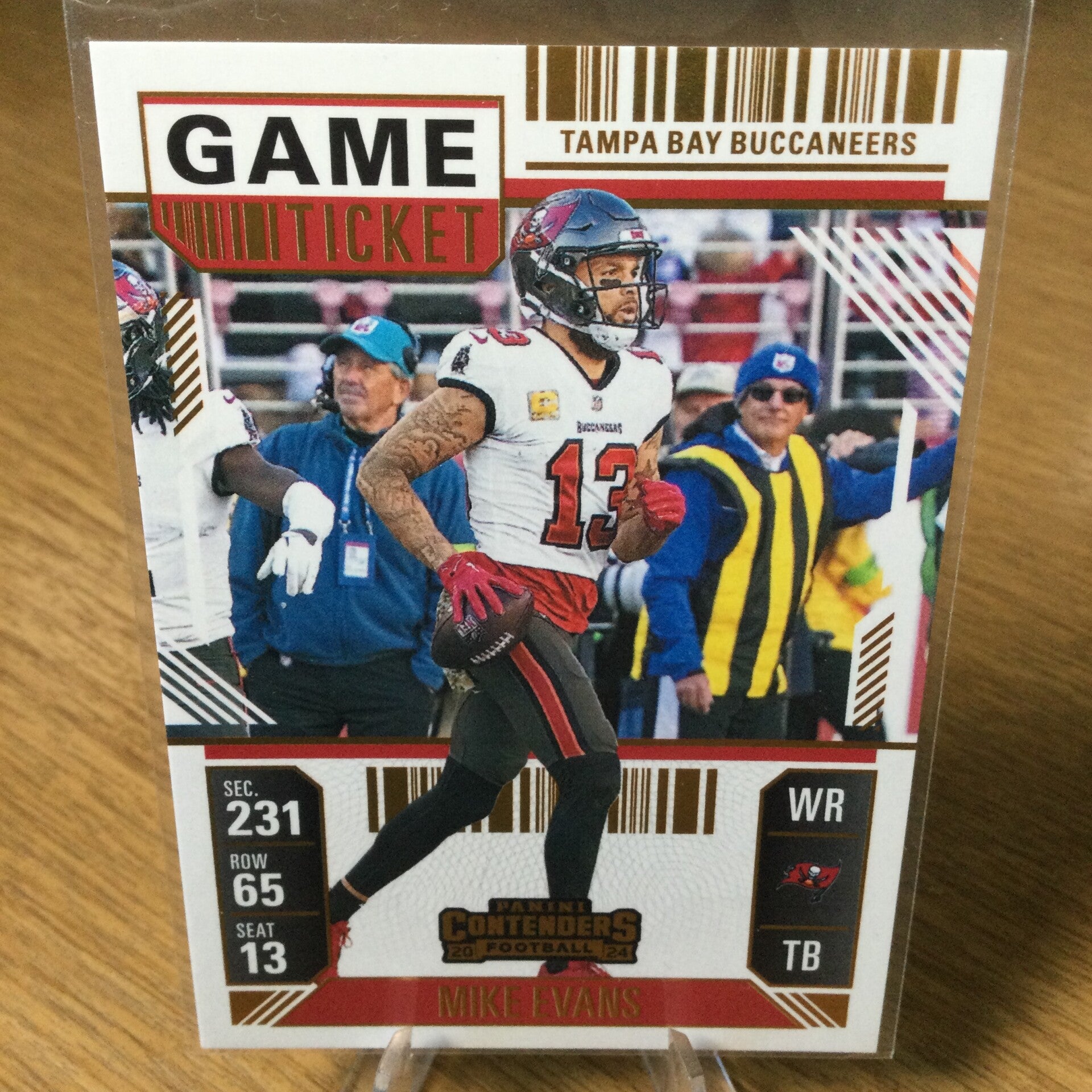 MIKE EVANS - 2024 PANINI CONTENDERS - BRONZE PARALLEL #93