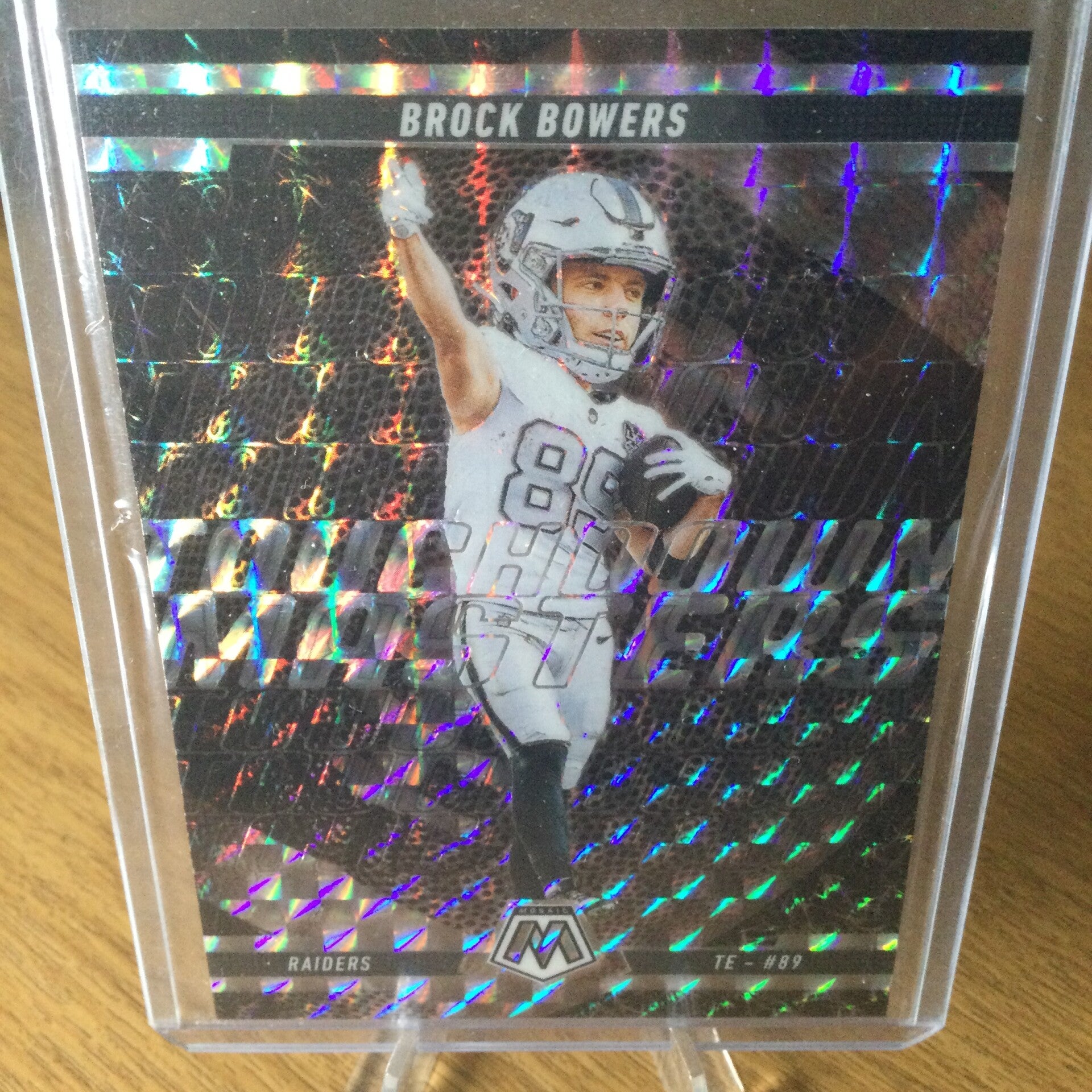 BROCK BOWERS - 2025 PANINI MOSAIC - TOUCHDOWN MASTERS MOSAIC PRIZM #2