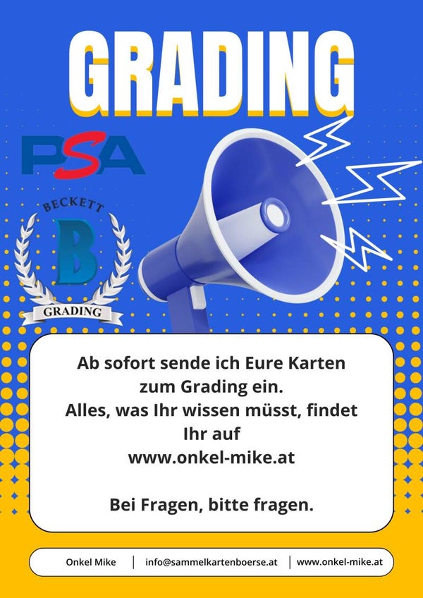 BECKETT GRADING DUAL - Autogramm + Karte