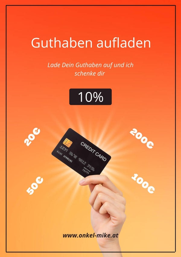 GUTHABEN AUFLADEN - 100,00€