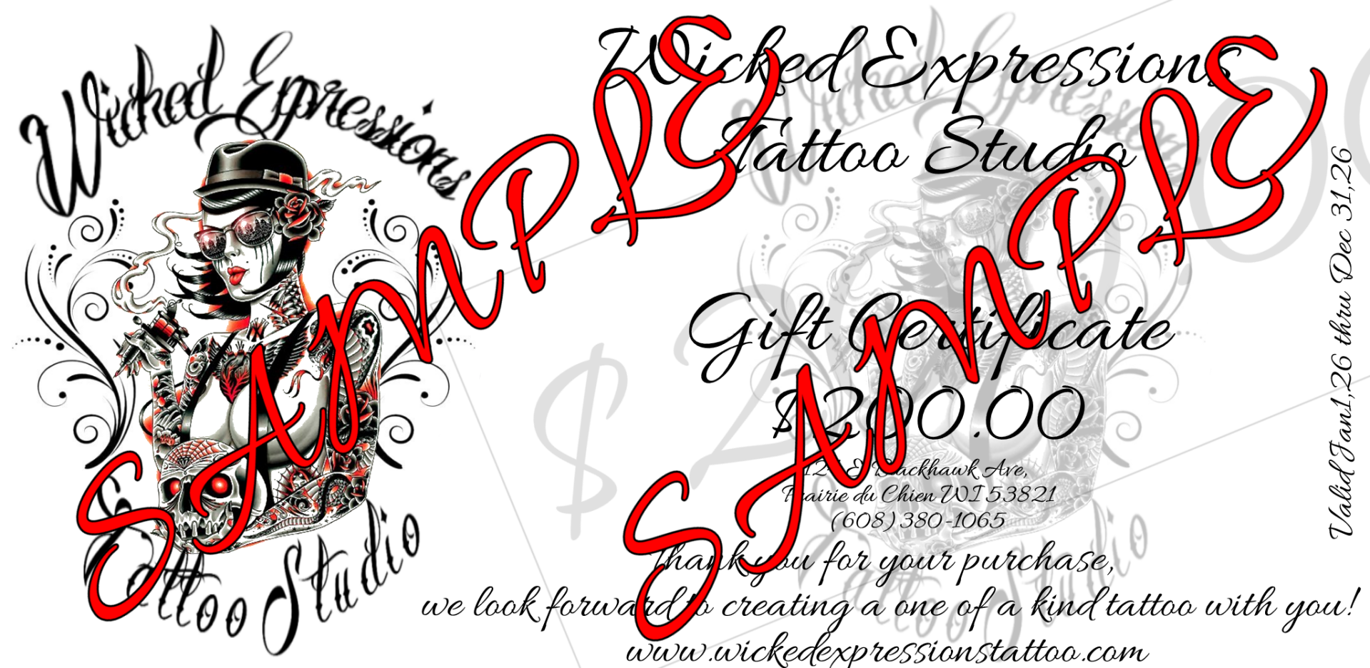 $200 Gift Certificate & Drawing Entry