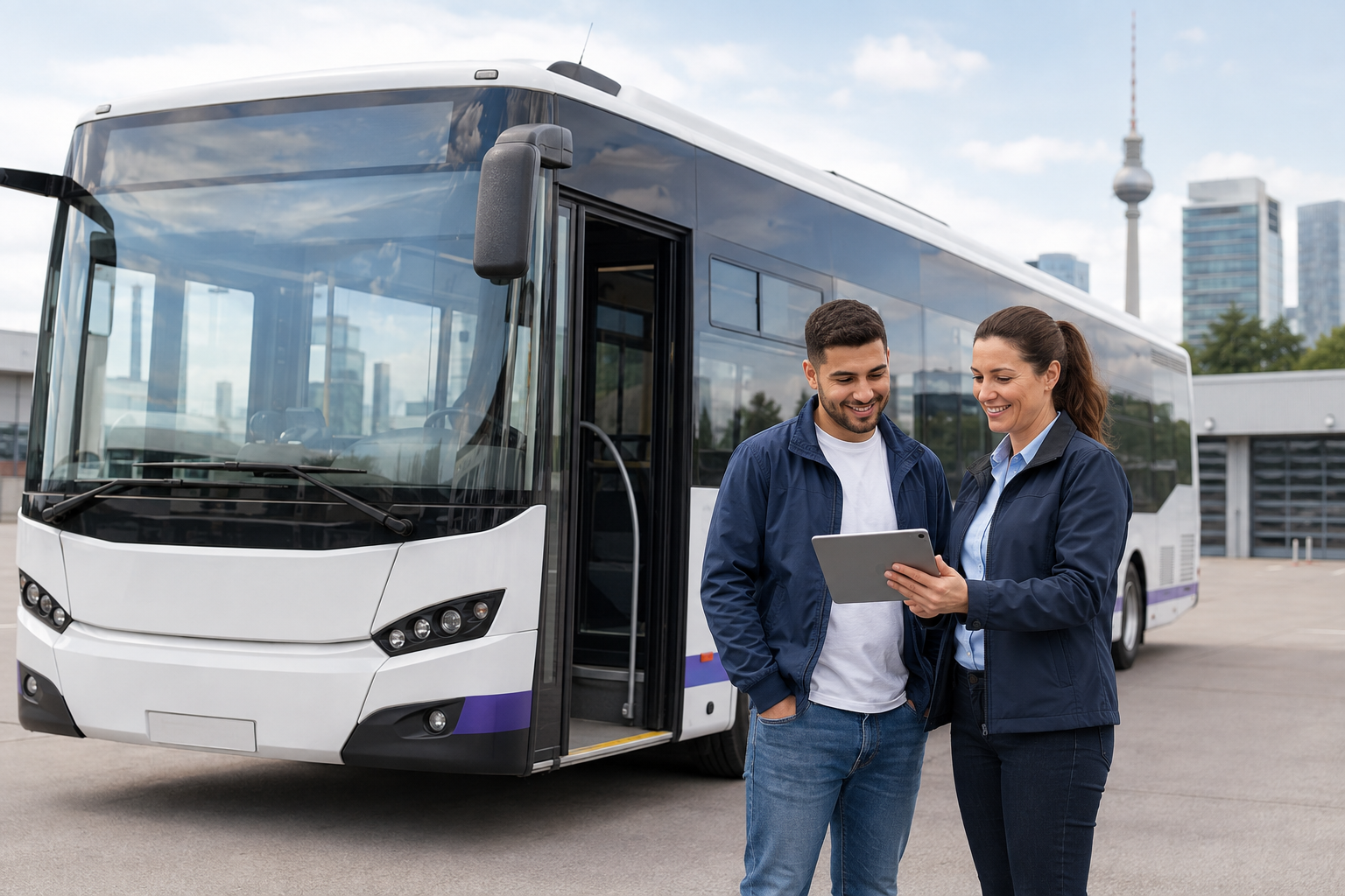 Geplante Busfahrer-Weiterbildung mit Führerschein D und DE in Berlin