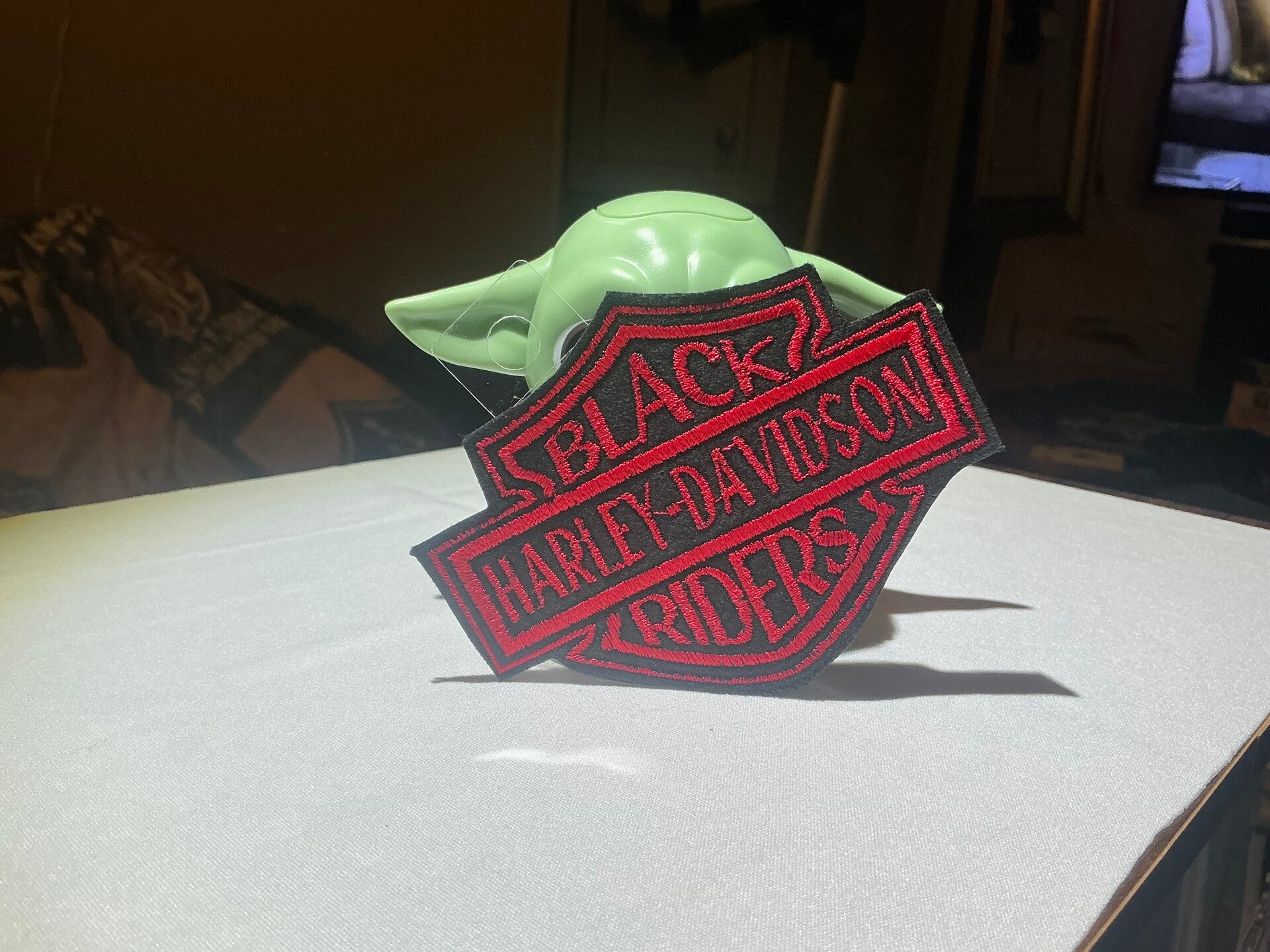 BLACK HARLEY-DAVIDSON RIDERS PATCH
