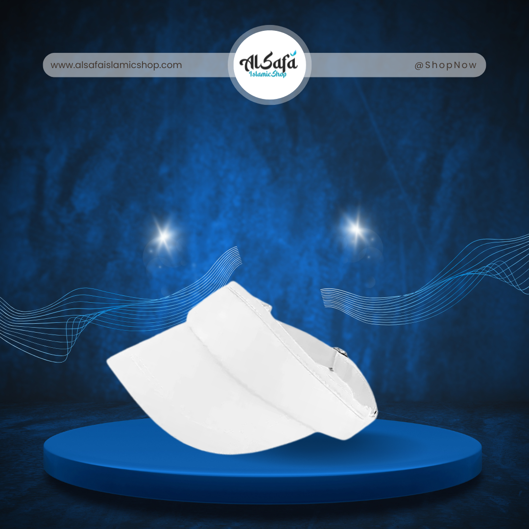 Sports Sun Visor Hat – 100% Cotton | Ideal for Hajj & Umrah