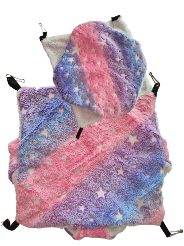 Dubbeldekker fleece - koraal