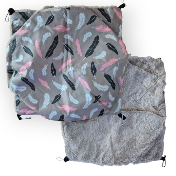 Tripel-dekker - pluche en katoen