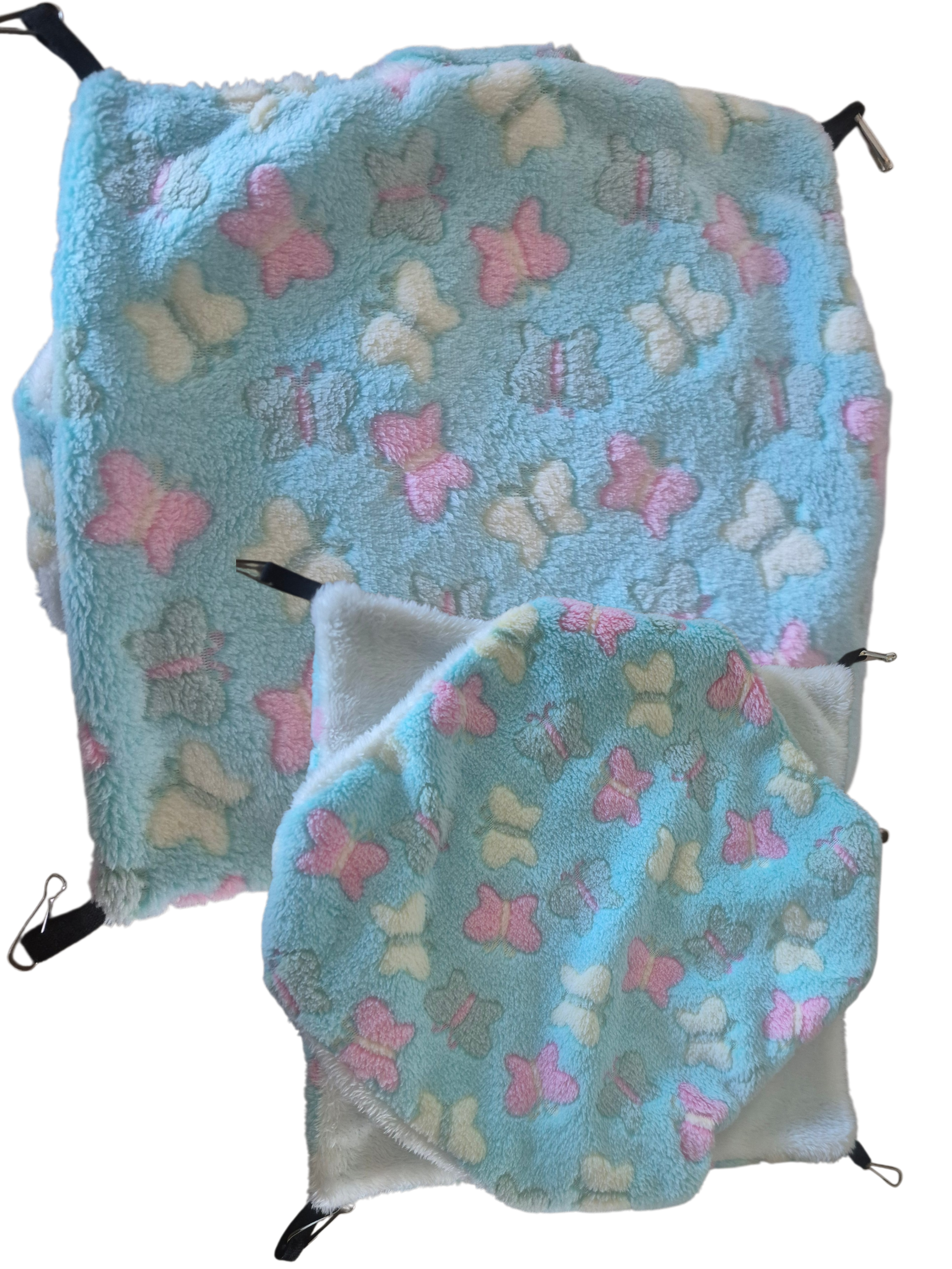 Dubbeldekker fleece - Vlinders