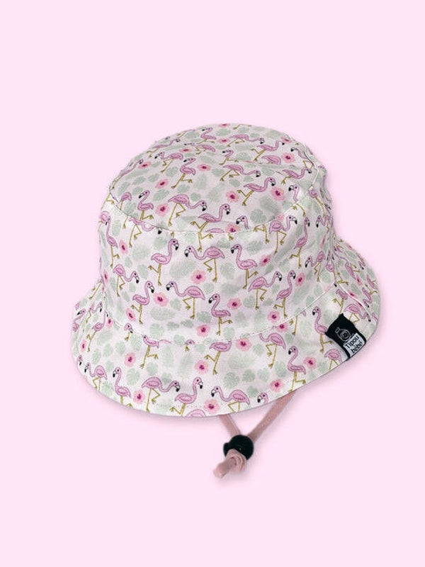 Chapeau de soleil flamand rose
