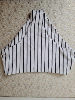 Maillot de bain noir et blanc