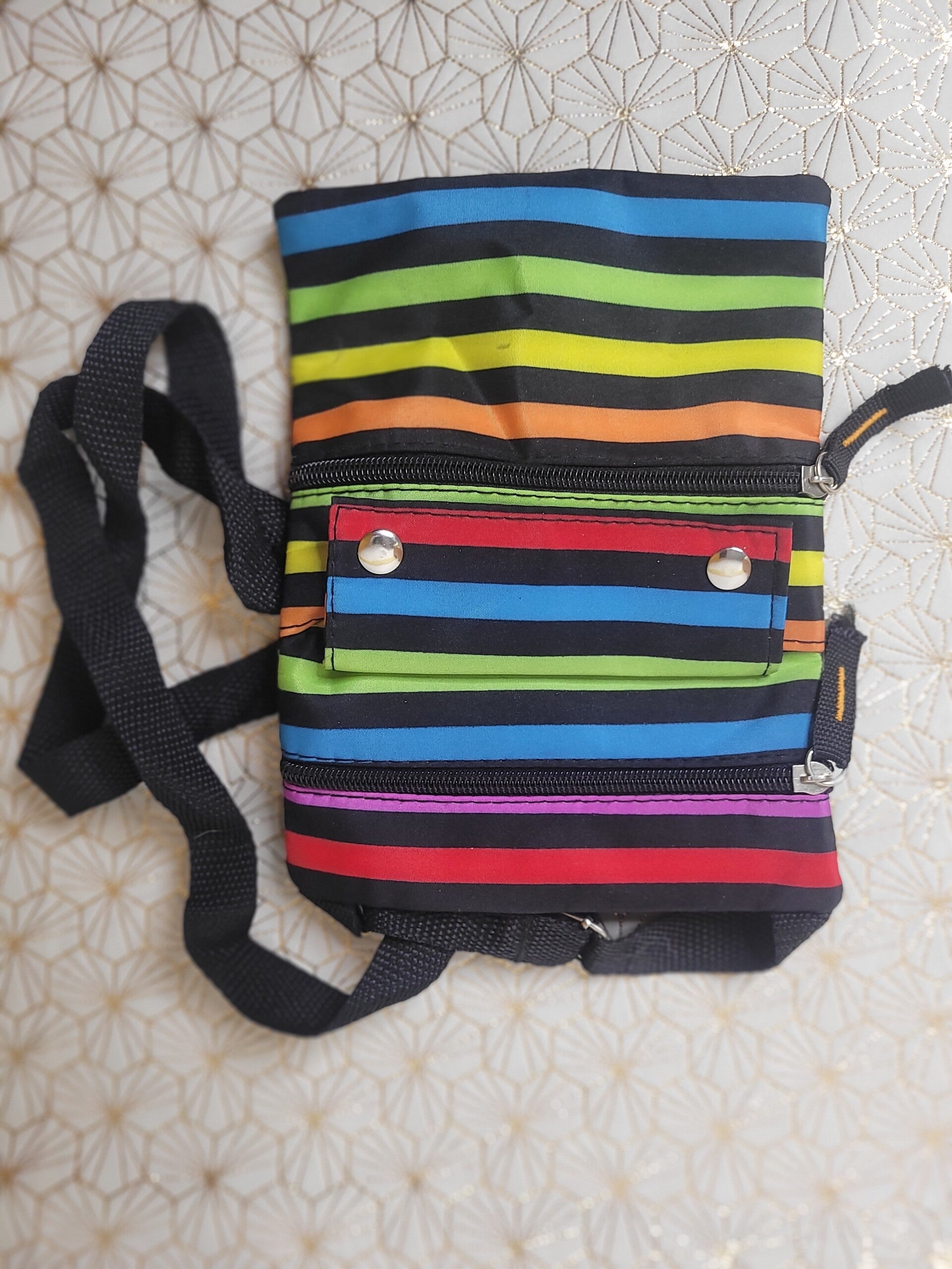 Sacoche multicouleurs