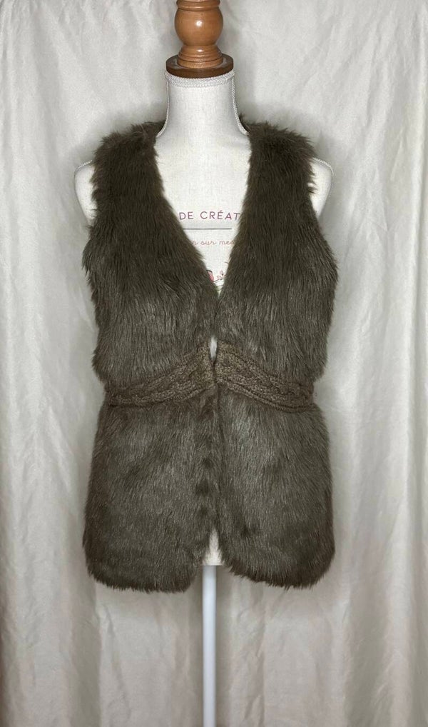 Veste moumoute marron