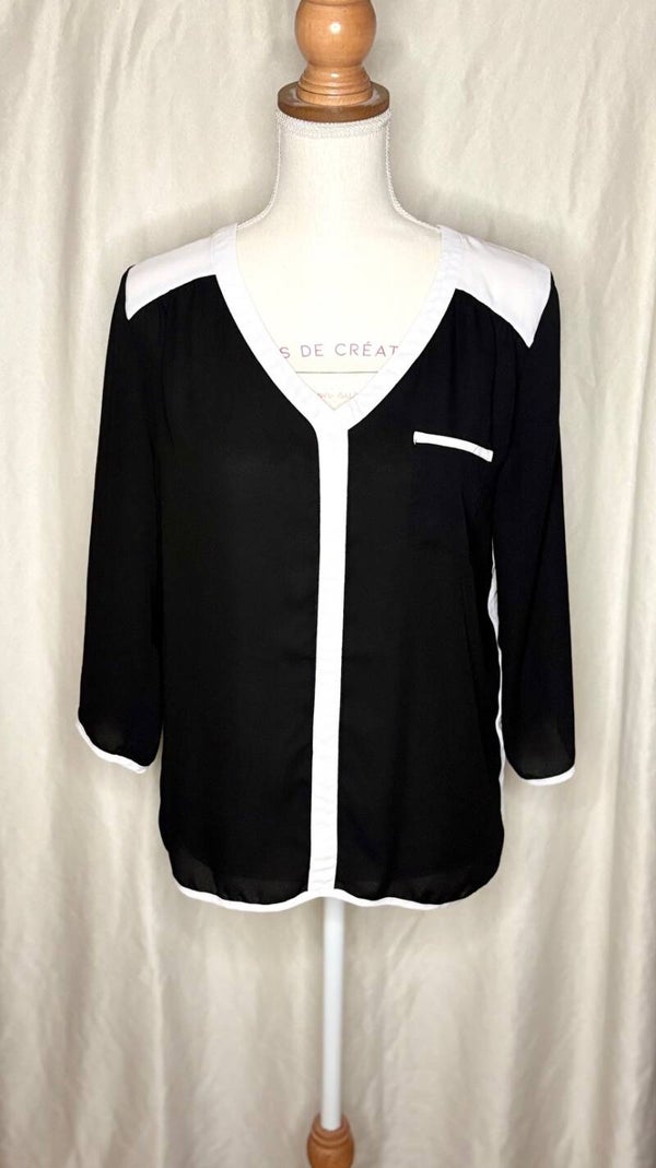 Haut noir et blanc