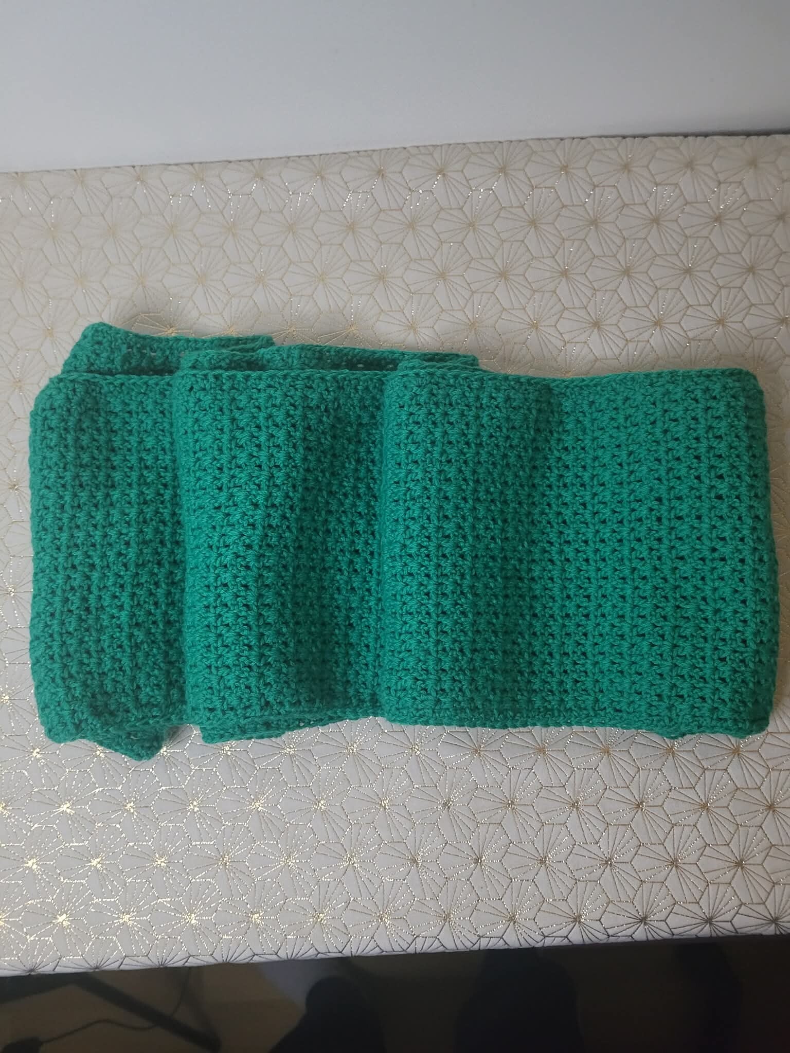 Echarpe verte foncé