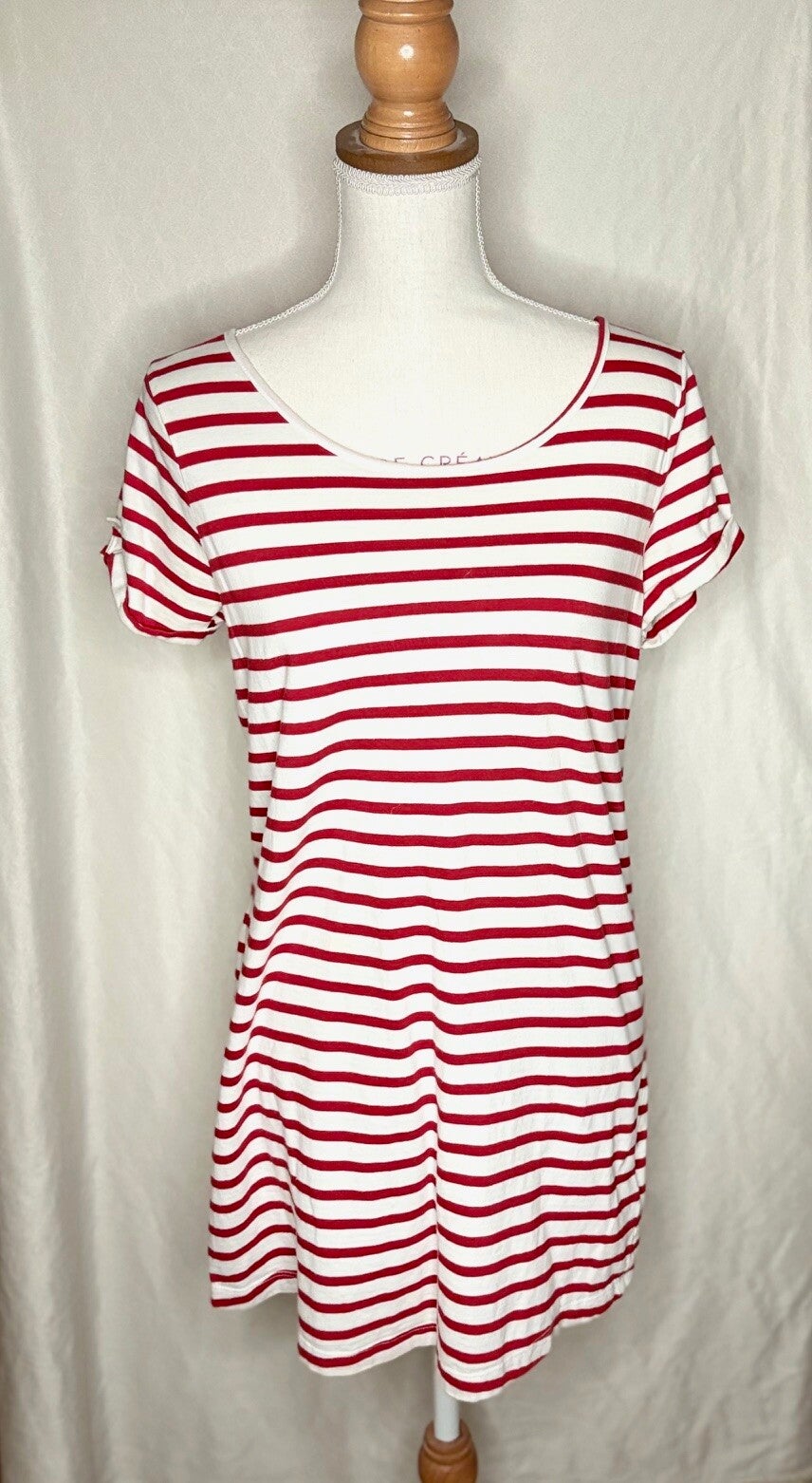 Tunique rouge et blanc