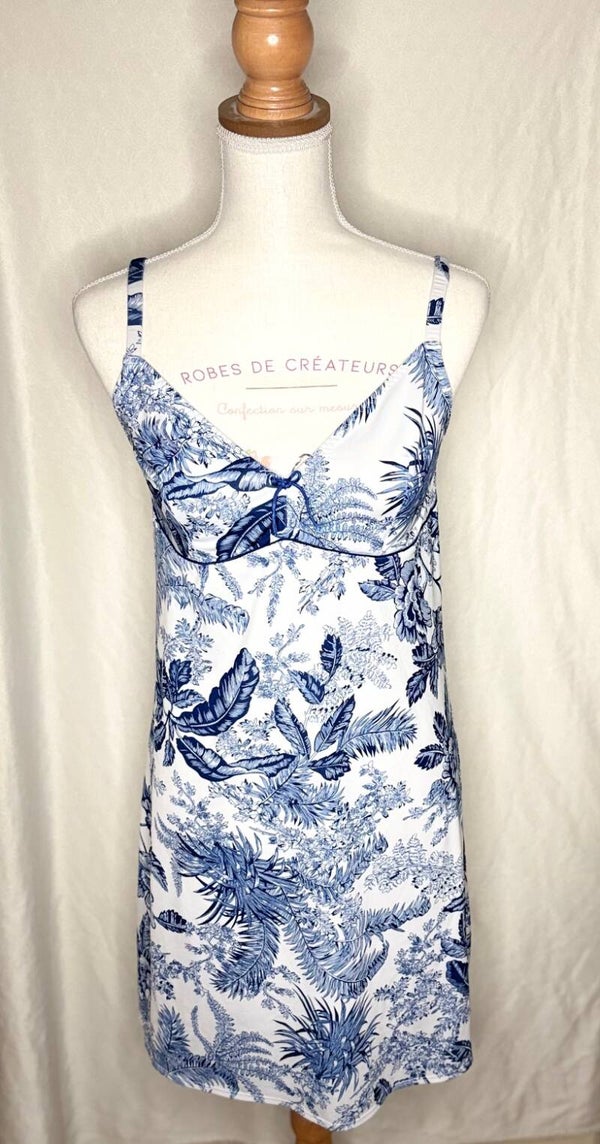 Chemise de nuit  bleue