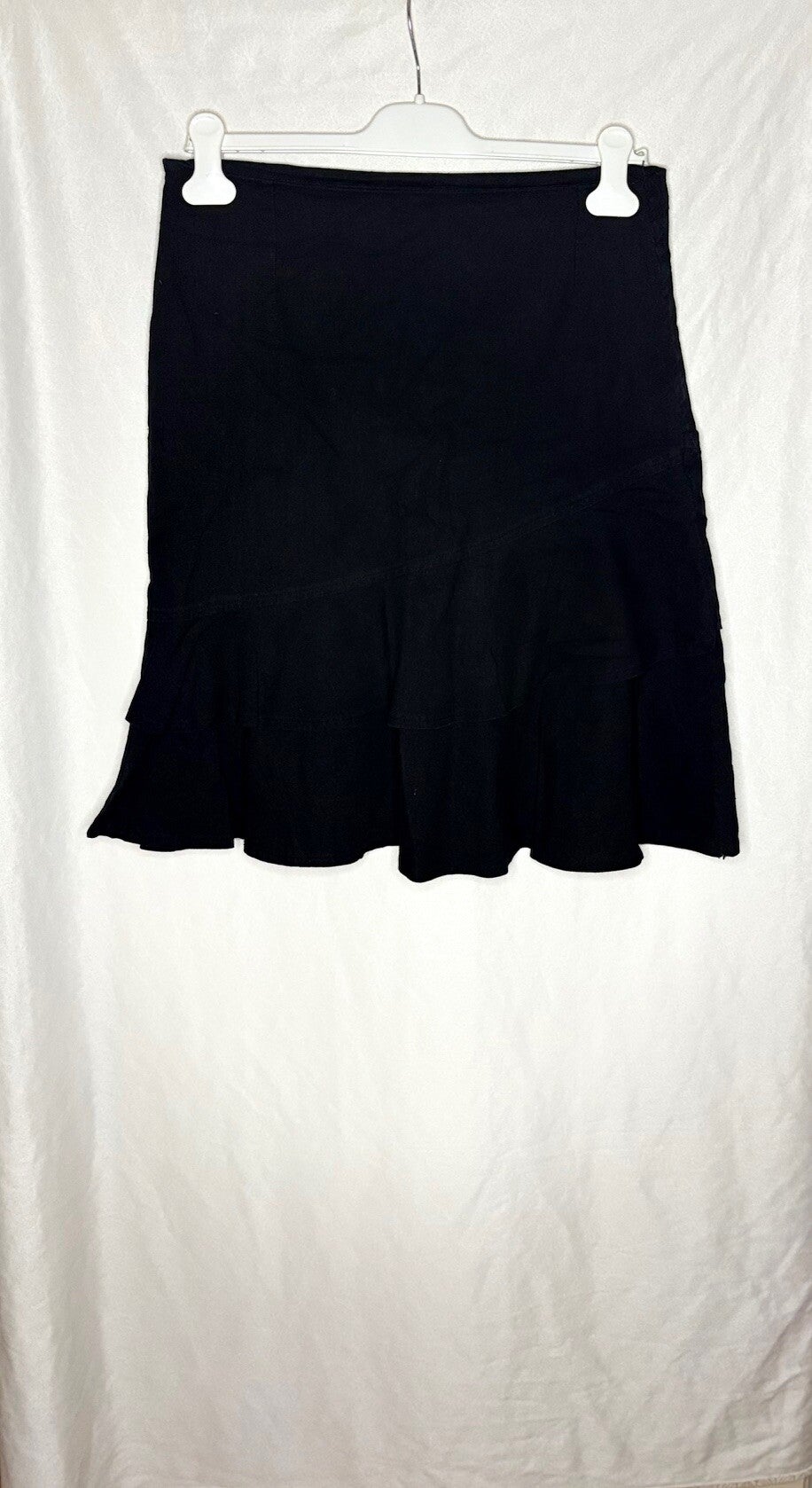 Jupe noire en lin