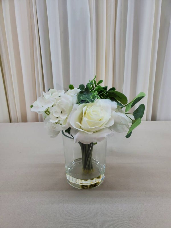 Glass Floral Centerpiece (Qty 28)