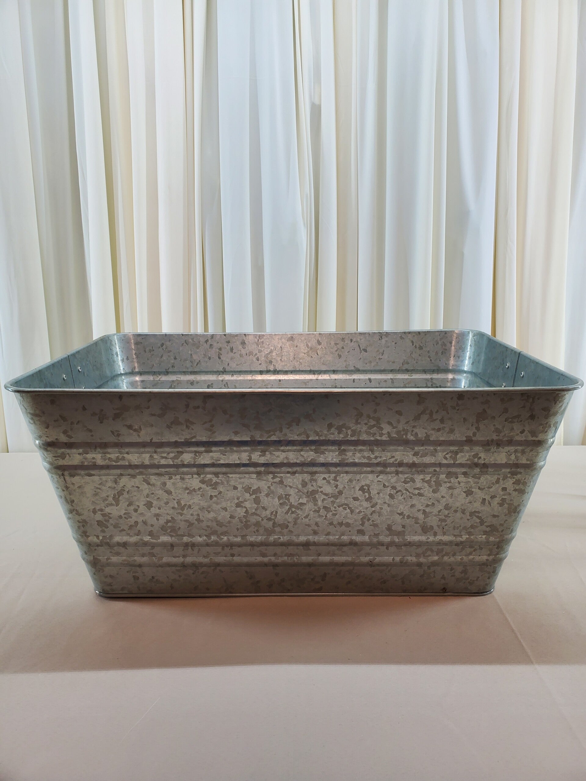Galvanized Tub (Qty 3)