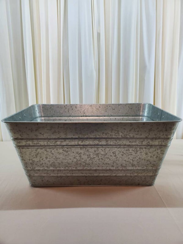 Galvanized Tub (Qty 3)