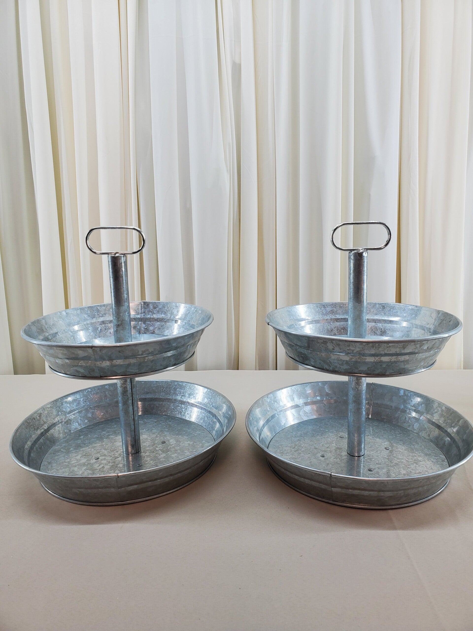 2 Tier Galvanized Display Set (Qty 1)