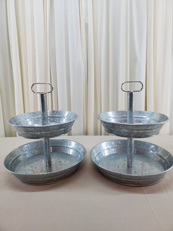 2 Tier Galvanized Display Set (Qty 1)