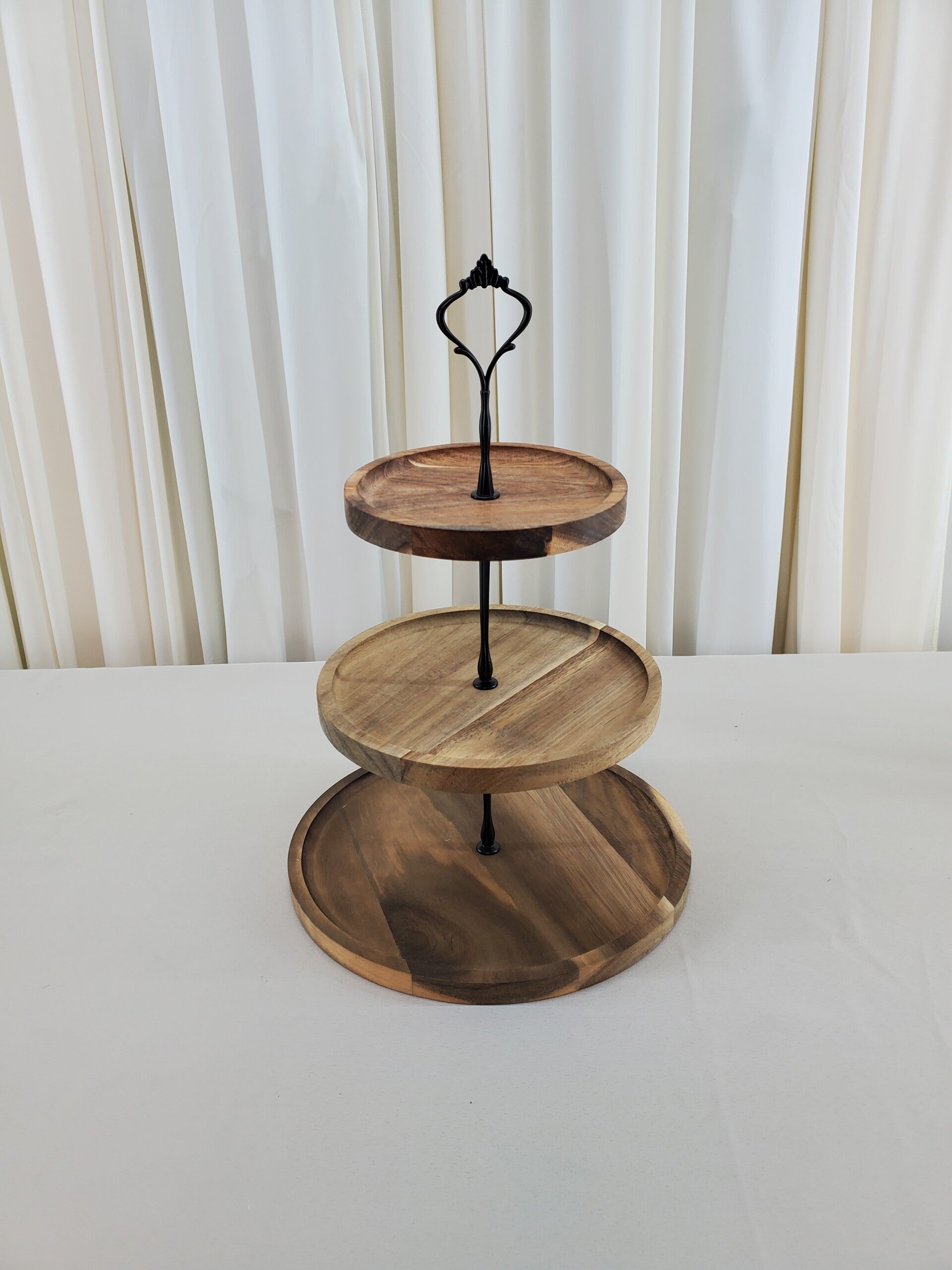 3 Tier Wood Display Stand (Qty 1)