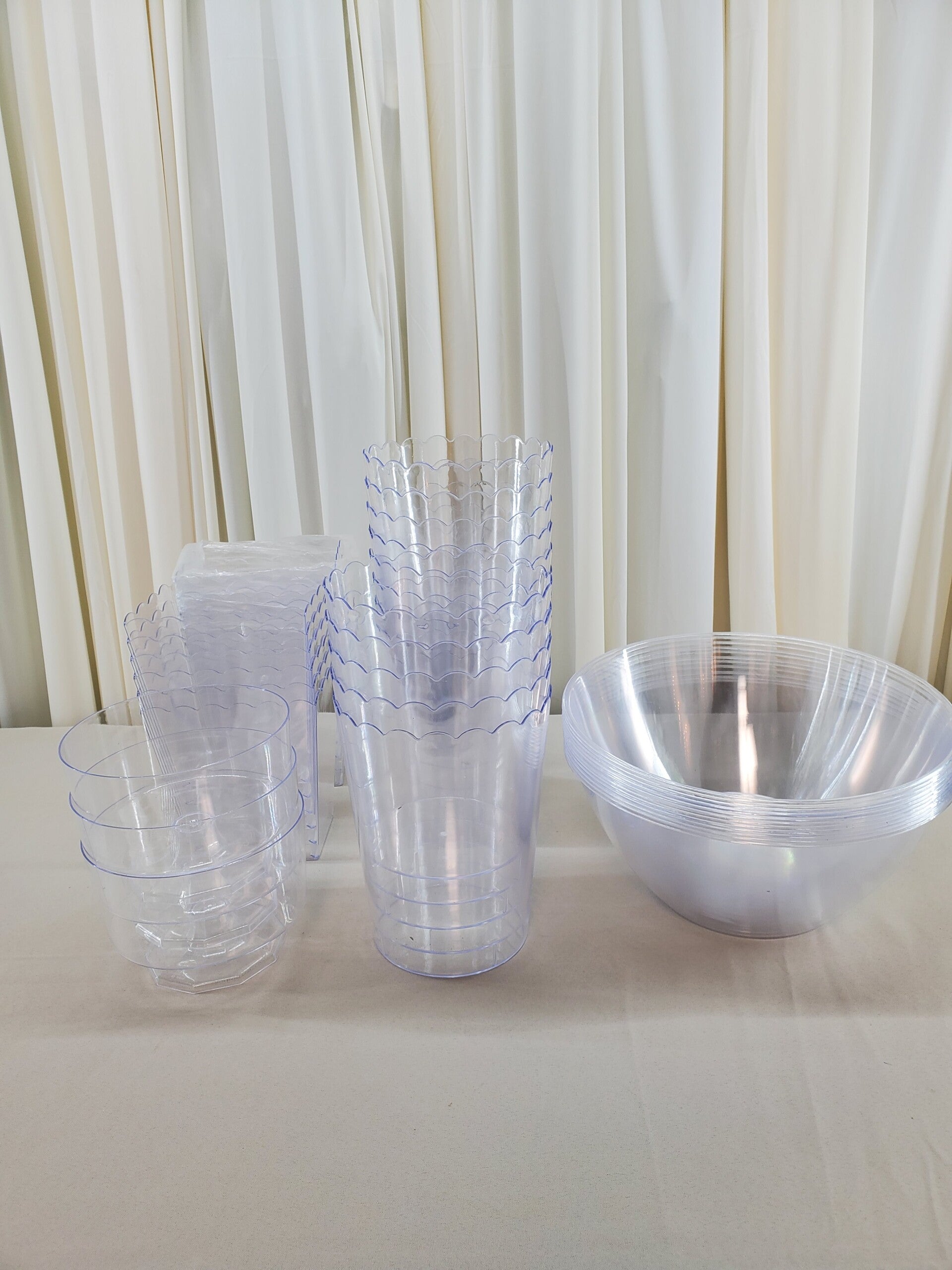 Plastic Candy/Popcorn Serving Set (Qty 1)