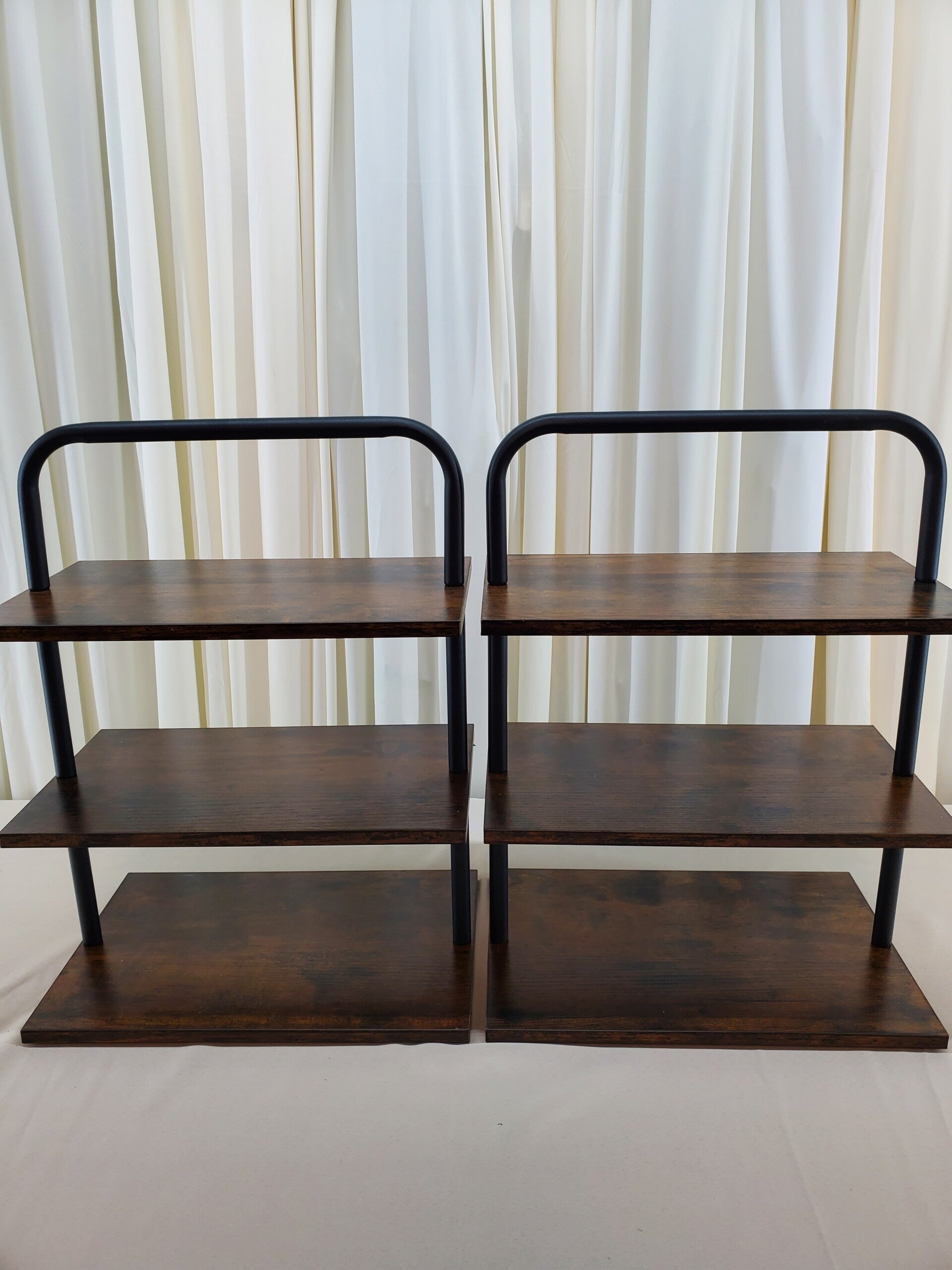 Wood Display Stands (Qty 2)