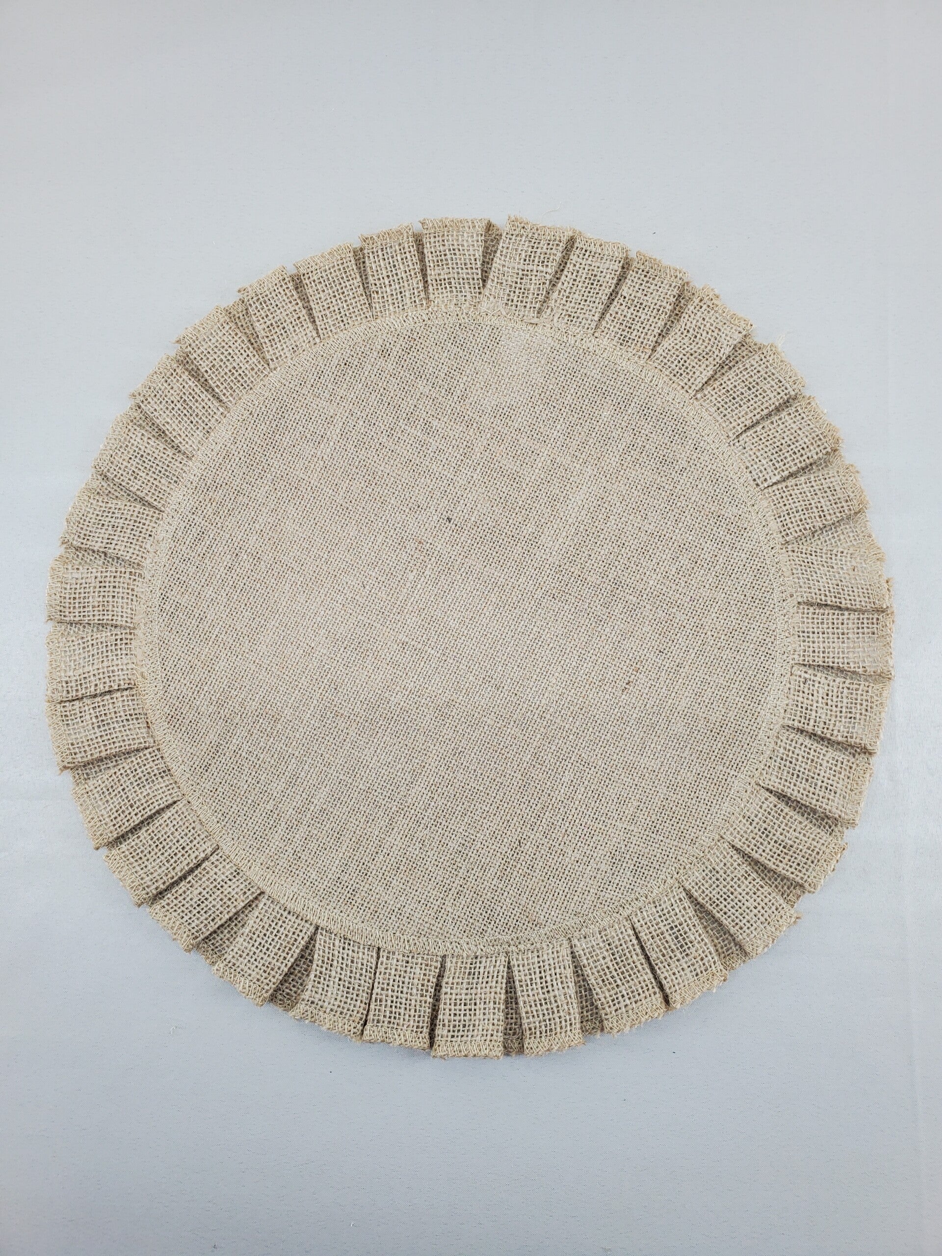 Jute Ruffle Placemat (Qty 180)
