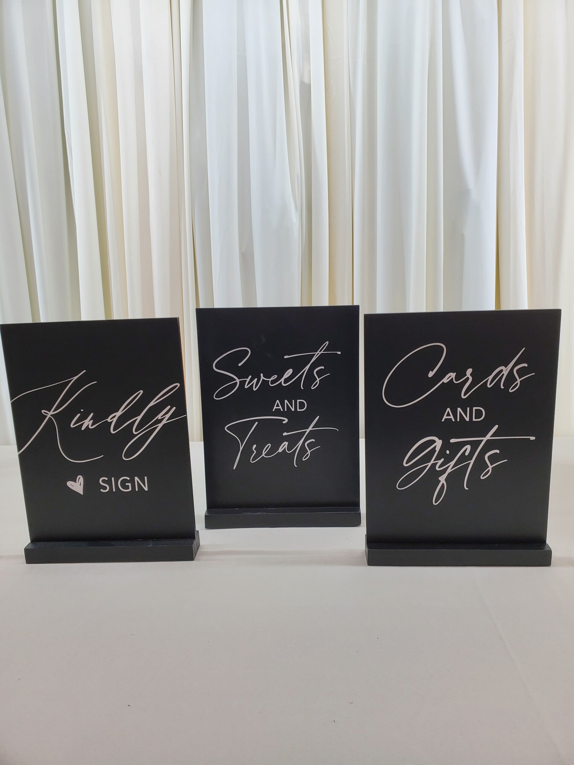 Table Sign Set (Qty 1)