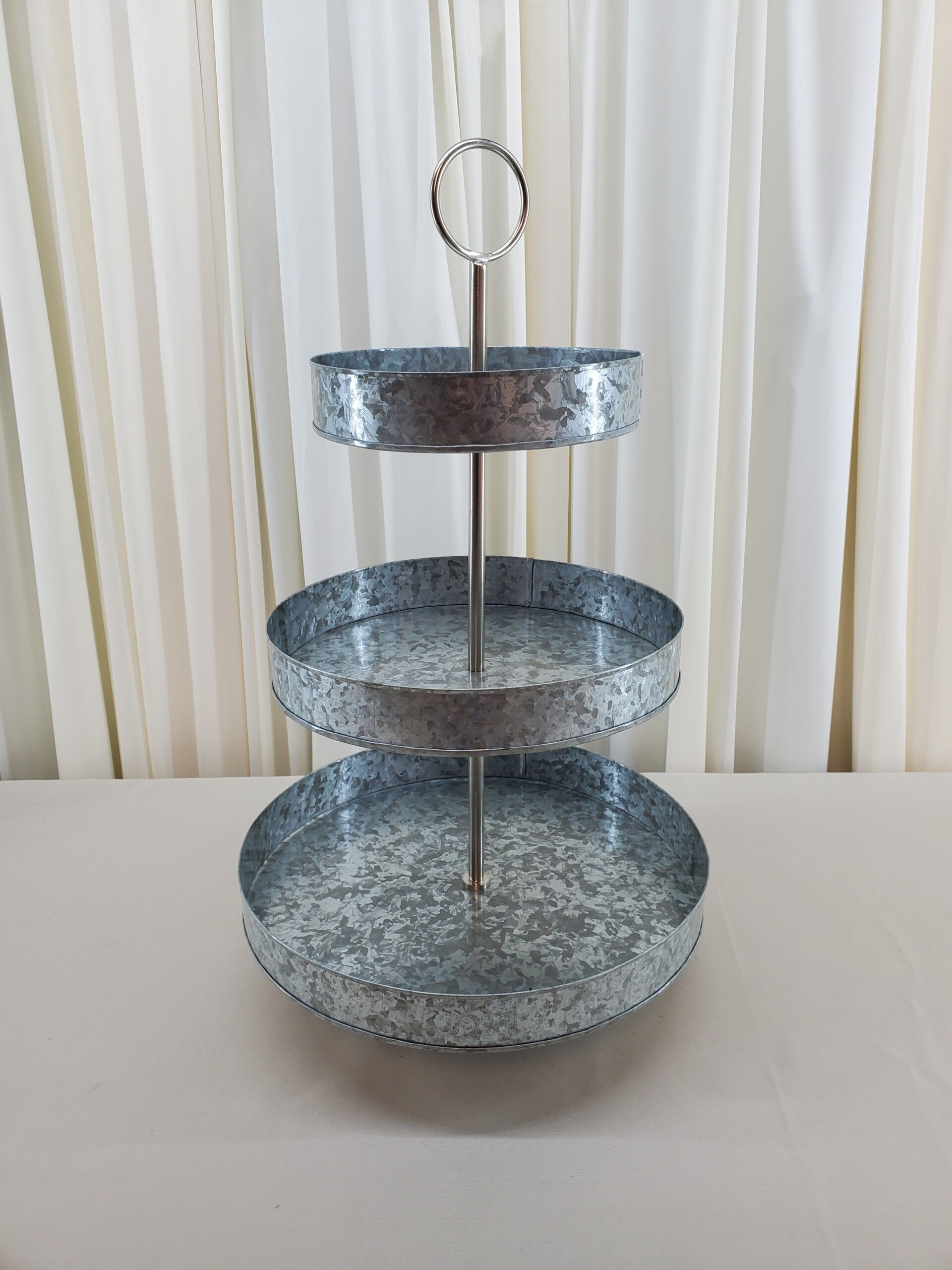 3 Tier Galvanized Stand (Qty 1)